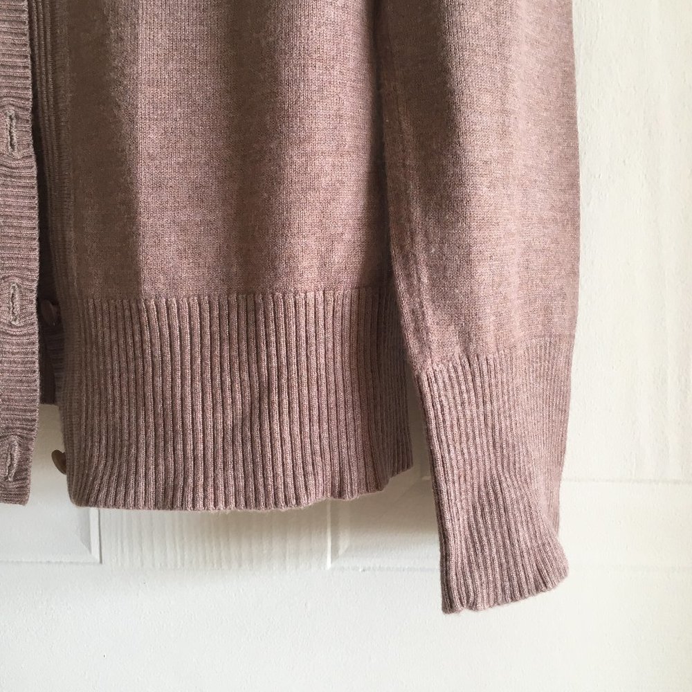 Reitmans Tan Fall Button-up Ribbed Cardigan - Picture 4 of 7